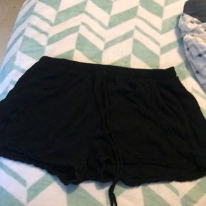 black flowy shorts!
